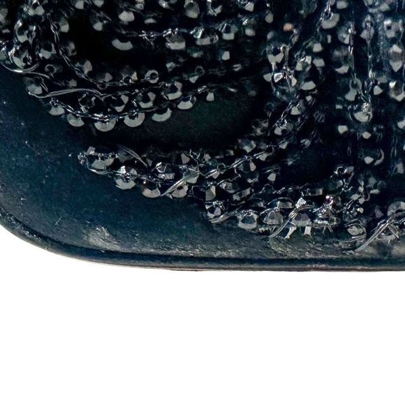 Manolo Blahnik Black Satin Swan Pumps EU 39.5 US 9.5 - Picture 6 of 12